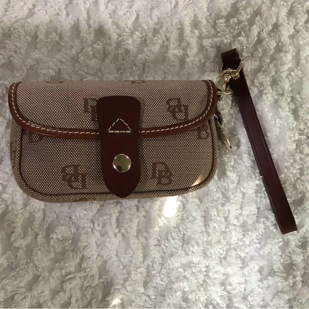 Dooney and Bourke Wristlet Original canvas design
